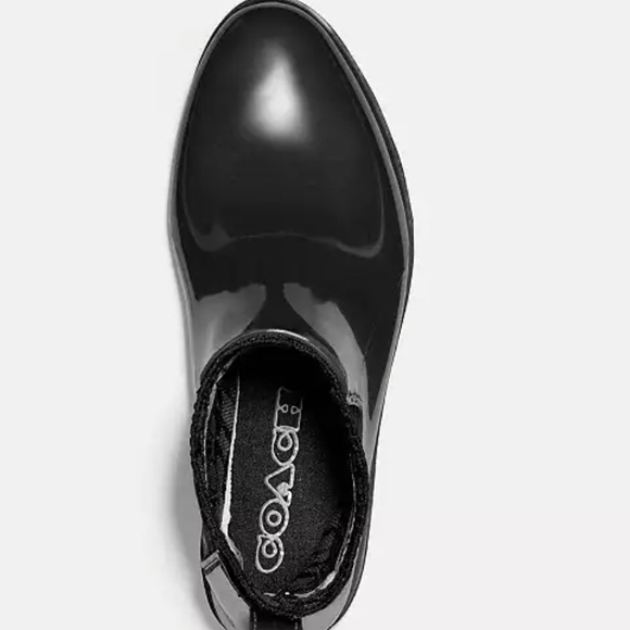 Coach 'Rivington' Women's Rubber Rainboots Sz 11 - Picture 2 of 5